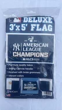 WinCraft New York Yankees 2024 American League Champions Locker Room 3' x 5' Del